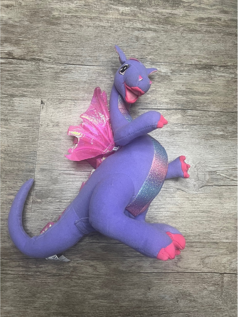 2002 Mattel Barbie as Rapunzel Penelope Talking Dragon
